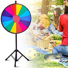 Load image into Gallery viewer, 24" Editable Dry Erase Extension Base Fortune Spinning Game