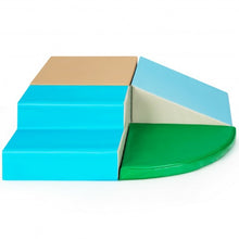 Load image into Gallery viewer, 4-Piece Indoor Toddler Playtime Corner Climber Play Set-Blue