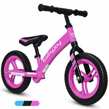 Load image into Gallery viewer, 12" Kids No-Pedal Balance Bike with Adjustable Seat-Pink