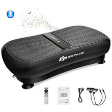 Load image into Gallery viewer, Vibration Platform Fitness Machine with Remote Control and Bluetooth Loop-Black