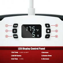 Load image into Gallery viewer, 9" x 9" Portable Professional Heat Transfer Heat Press Machine-Red