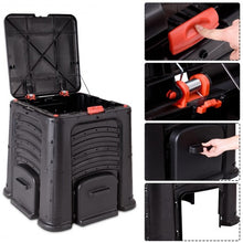 Load image into Gallery viewer, 105 Gallon Garden Waste Bin Grass Food Trash Barrel Fertilizer