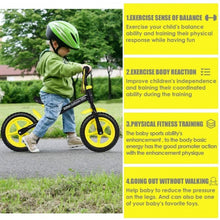 Load image into Gallery viewer, Adjustable Lightweight Kids Balance Bike-Yellow