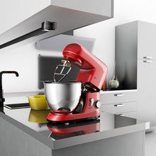 Load image into Gallery viewer, 4.3 Qt 550 W Tilt-Head Stainless Steel Bowl Electric Food Stand Mixer-Red