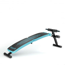 Load image into Gallery viewer, Abdominal Twister Trainer with Adjustable Height Exercise Bench-Blue