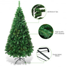 Load image into Gallery viewer, 6 Ft Green PVC Artificial Christmas Tree