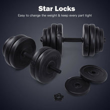 Load image into Gallery viewer, 64 lbs Adjustable Weight Dumbbell Set