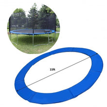 Load image into Gallery viewer, Blue Safety Round Spring Pad Replacement Cover for 12' Trampoline