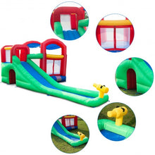 Load image into Gallery viewer, Inflatable Moonwalk Slide Bounce House with Storage Bag