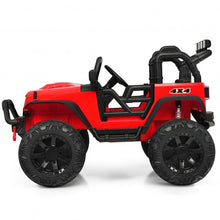 Load image into Gallery viewer, 12V Kids Ride On Truck RC Motorized Car with Spring Suspension and MP3 -Red