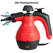 Load image into Gallery viewer, 1050 W Multifunction Portable Steamer Household Steam Cleaner w/Attachments-Red