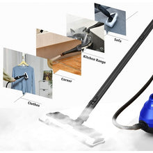 Load image into Gallery viewer, 2000W Heavy Duty Multi-purpose Steam Cleaner Mop with Detachable Handheld Unit-Blue