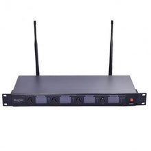 Load image into Gallery viewer, Professional 4 Channel VHF Handheld Wireless Microphone System