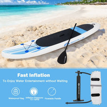 Load image into Gallery viewer, 10' Inflatable Stand Up Paddle Board with Carry Bag