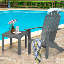 Load image into Gallery viewer, Outdoor Solid Wood Durable Patio Adirondack Chair-Gray