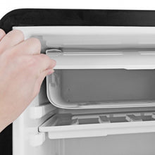 Load image into Gallery viewer, 3.2 Cu Ft Retro Compact Refrigerator w/ Freezer Interior Shelves Handle-Black