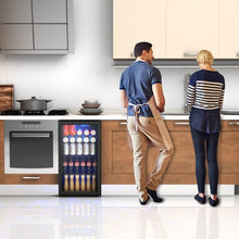 Load image into Gallery viewer, 120 Can Beverage Mini Refrigerator w/ Glass Door