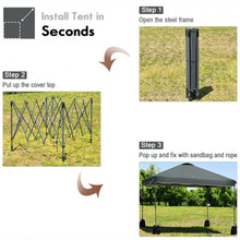 Load image into Gallery viewer, 10'x10' Outdoor Commercial Pop up Canopy Tent-Gray