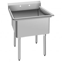 Load image into Gallery viewer, Compartment Commercial Kitchen Sink with Drain Strainer