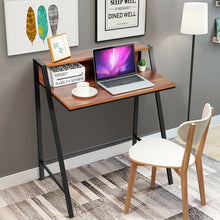 Load image into Gallery viewer, 2 Tier Computer Desk PC Laptop Table Study Writing Home Office Workstation-WAL
