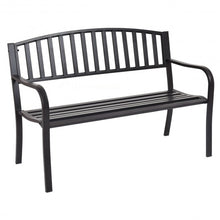 Load image into Gallery viewer, 50" Patio Garden Bench Park Yard Outdoor Furniture