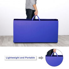 Load image into Gallery viewer, 4'x8'x2" Folding Panel Gym Fitness Gymnastics Mat-Blue
