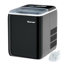 Load image into Gallery viewer, 44 lbs Portable Countertop Ice Maker Machine with Scoop-Black