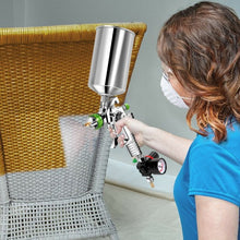 Load image into Gallery viewer, 2.5 mm HVLP Air Spray Gun Kit with Air Regulator