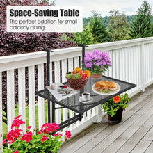 Load image into Gallery viewer, Railing Folding Table with 5-Level Adjustable Heights