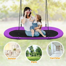 Load image into Gallery viewer, 60" Saucer Surf Outdoor Adjustable Swing Set-Purple