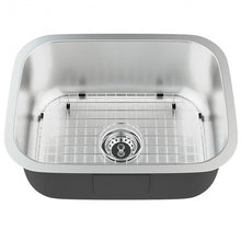 Load image into Gallery viewer, 23� Stainless Steel Single Bowl Kitchen Sink Basin