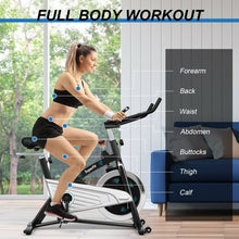Load image into Gallery viewer, 30Lbs Magnetic Fixed Indoor Training Bicycle with Monitor for Gym and House