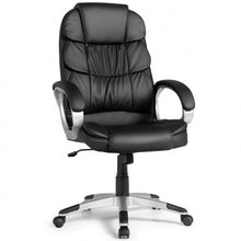 Load image into Gallery viewer, Ergonomic Office High Back Leather Adjustable Chair -Black
