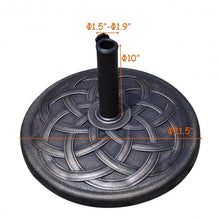 Load image into Gallery viewer, 22" Heavy Duty Round Umbrella Base Stand