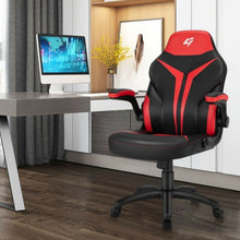Load image into Gallery viewer, Height Adjustable Swivel High Back Gaming Chair Computer Office Chair-Red