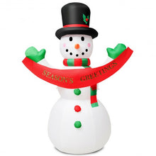 Load image into Gallery viewer, 6FT LED Yard Lawn Party Inflatable Christmas Snowman