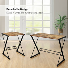 Load image into Gallery viewer, L-Shaped Desk Reversible Corner Computer Desk with Movable Shelf & CPU Stand-RB