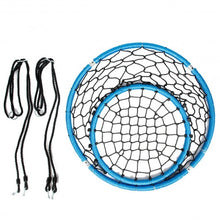 Load image into Gallery viewer, Net Hanging Swing Chair with Adjustable Hanging Ropes-Blue