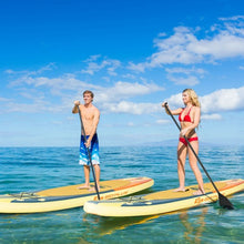 Load image into Gallery viewer, Inflatable Stand Up Paddle Board Surfboard with Bag Aluminum Paddle and Hand Pump-L