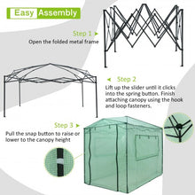 Load image into Gallery viewer, 6'x 8' Portable Walk-in Greenhouse W/Window-Green