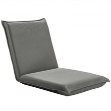 Load image into Gallery viewer, Adjustable 6 position Folding Lazy Man Sofa Chair Floor Chair-Gray