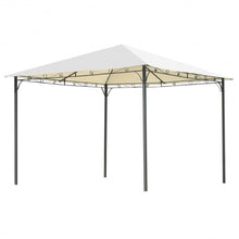Load image into Gallery viewer, 10' x 10' Garden Square Gazebo Canopy Tent Shelter Awning-Beige