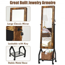 Load image into Gallery viewer, 2-in-1 Lockable Large Capacity Jewelry Organizer