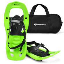 Load image into Gallery viewer, 17" Lightweight Snowshoes w/ Bag Anti Slip-Green
