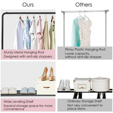 Load image into Gallery viewer, Industrial Heavy Duty Metal Floor Garment Rack