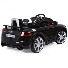 Load image into Gallery viewer, 12V Audi TT RS Electric Remote Control MP3 Kids Riding Car-Black