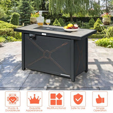 Load image into Gallery viewer, 42" 60 000 Btu Rectangular Propane Gas Fire