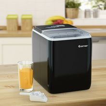 Load image into Gallery viewer, 44 lbs Portable Countertop Ice Maker Machine with Scoop-Black