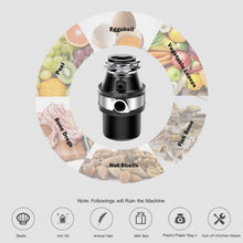 Load image into Gallery viewer, 1.0HP 2600RPM Garbage Food Waste Disposer