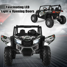 Load image into Gallery viewer, 12 V Electric Kids Ride-On Car 2-Seater SUV Off-Road UTV with Remote-CAMO